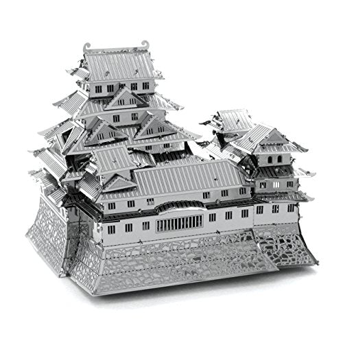 Metal Earth Fascinations Himeji Castle 3D Metal Model Kit Bundle with Tweezers