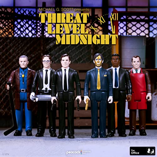 SUPER7 The Office Threat Level Midnight Creed Bratton as Cherokee Jack 3.75 in Reaction Figure