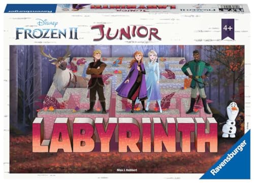 Ravensburger Disney Frozen 2 Labyrinth Junior - Family Board Game For Kids Age 4 and Up
