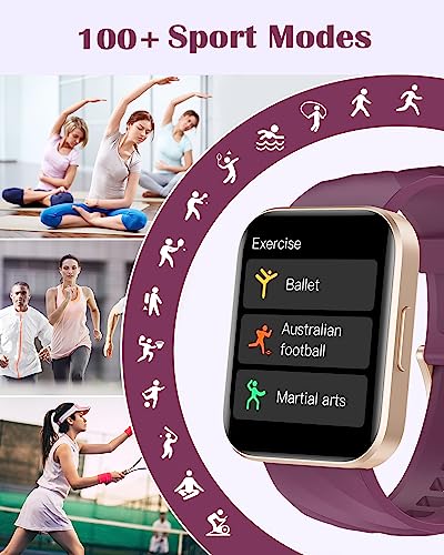 RUIMEN Smart Watch for Women Men Smart Watches with Call Function Fitness Tracker with Step Heart Rate SpO2 Sleep Monitor Smartwatch Answer/Make Calls