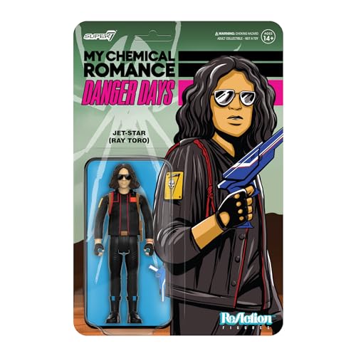 Super7 My Chemical Romance Reaction Figures Wave 01 (Danger Days) - Jet Star (Unmasked) Action Figure