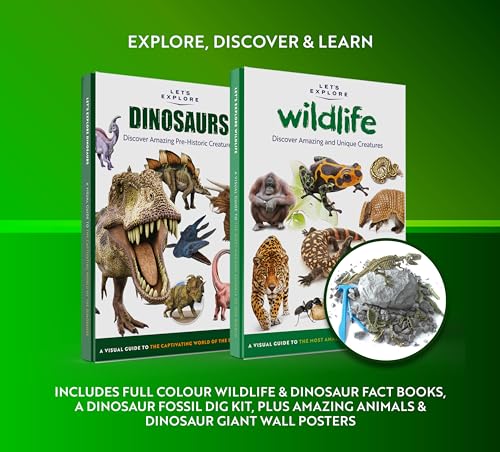 Let's Explore Wildlife VR Headset for Kids & Adults, STEM Educational Virtual Reality Headsets/AR Glasses VR Set for Android Smartphones & iPhone