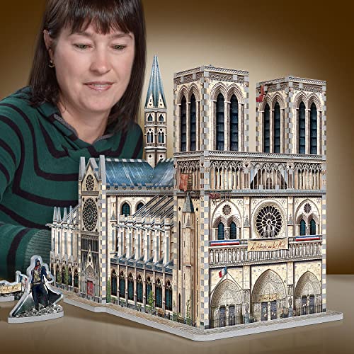 Wrebbit | Assassin's Creed Unity: Notre-Dame - 860 -Piece | 3D Jigsaw Puzzle | Ages 14+ |