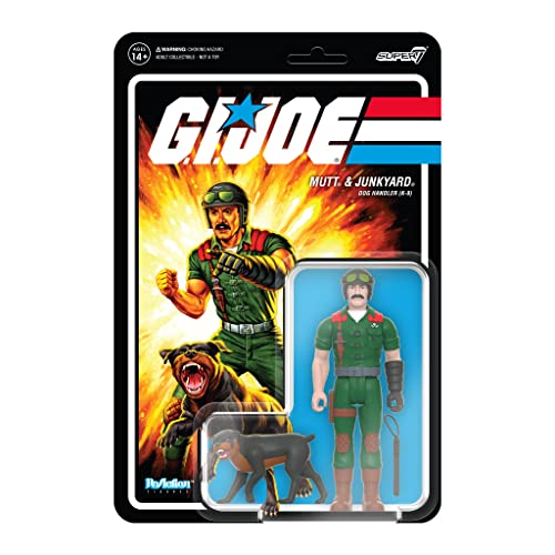 SUPER7 - G.I. Joe Mutt and Junkyard 3.75 in Reaction Figure