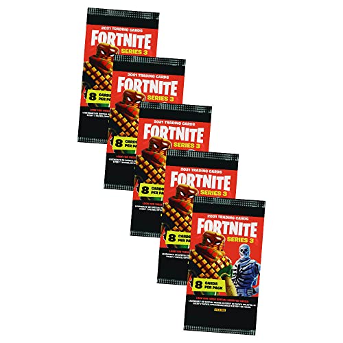 Panini Fortnite Cards Series 3 Trading Cards - Trading Cards (5 Boosters)