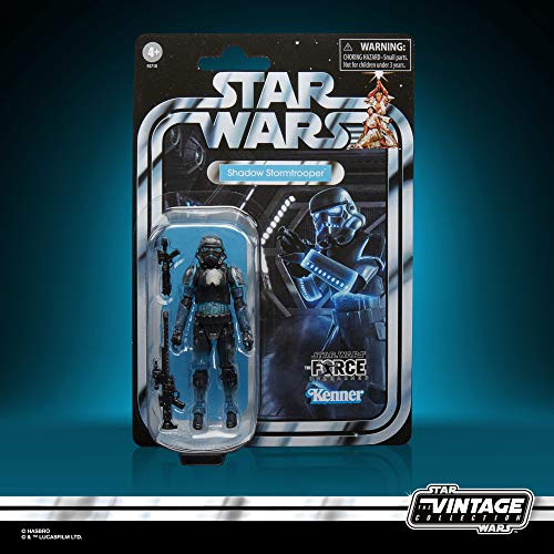 Star Wars The Vintage Collection Gaming Greats Shadow Stormtrooper Toy, 3.75-Inch-Scale The Force Unleashed Figure, Ages 4 and Up