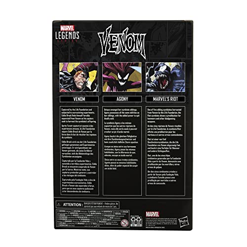 Hasbro Marvel Legends Series Venom Multipack Action Figure 6-inch Scale Collectible Toy, 4 Accessories