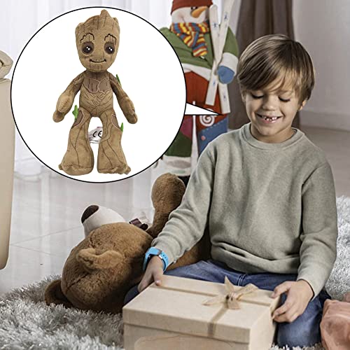 FISAPBXC Groot Soft Plush Toy Cute Groot Plush Doll Soft Stuffed Collectable Birthday Christmas Toys Gifts Home Decoration Suitable for Boys Girls Kids 22cm