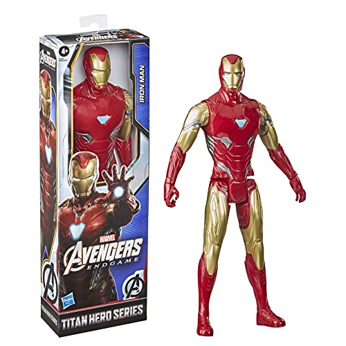 Marvel Avengers Titan Hero Series Collectible 30CM Iron Man Action Figure, Toy For Ages 4 and Up