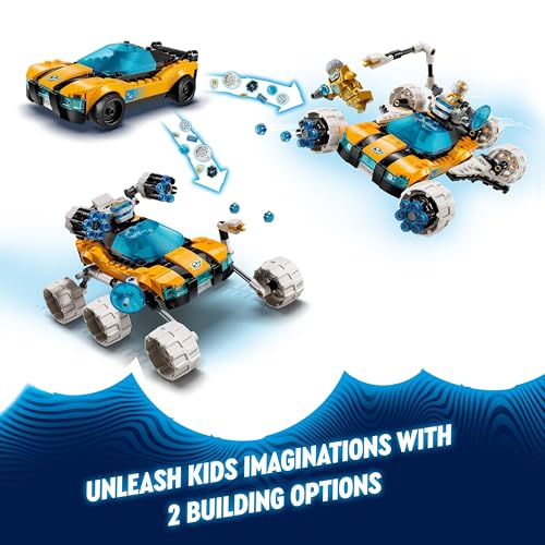 LEGO DREAMZzz Mr. Oz’s Space Car Toy to Space Shuttle Model, Vehicle Building Toys for Boys, Girls & Kids aged 8 Plus, Includes Mr. Oz, Albert and Jayden minifigures, Kids’ Birthday Gifts 71475