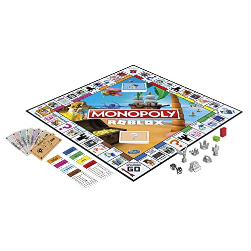 Monopoly: Roblox 2022 Edition Game, Monopoly Board Game, Buy, Sell, Trade Popular Roblox Experiences