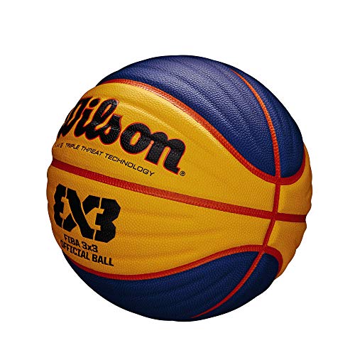 Wilson Unisex-Adult FIBA 3X3 Game Basketball, Orange, Intermed