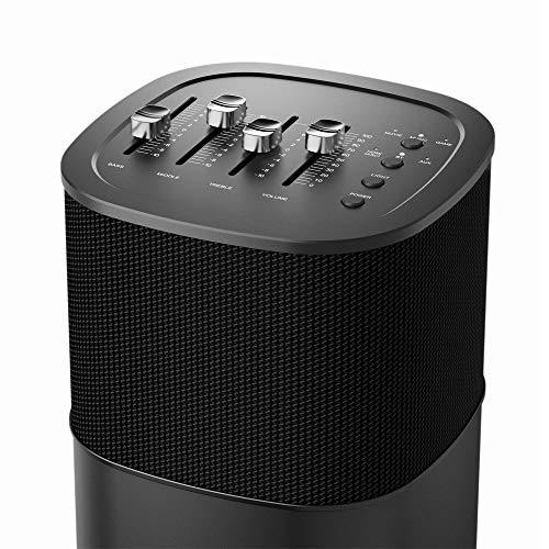 200W Loud Bluetooth Speaker, ABRAMTEK E500 Portable Wireless Speakers Bluetooth w/Bass Middle Treble Equalizer, HDMI ARC, AUX, Music Movie Game Modes Use for Home, Party, Outdoor