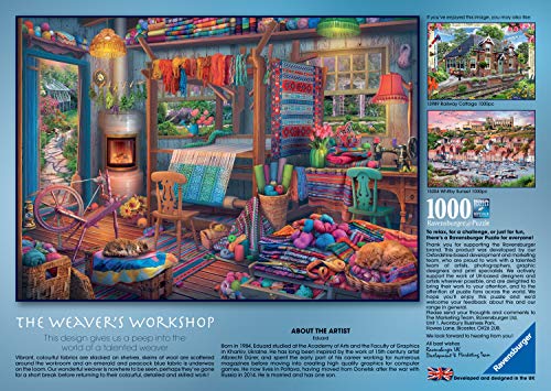 Ravensburger Weaver’s Workshop 1000 Piece Jigsaw Puzzle for Adults and Kids Age 12 Years Up