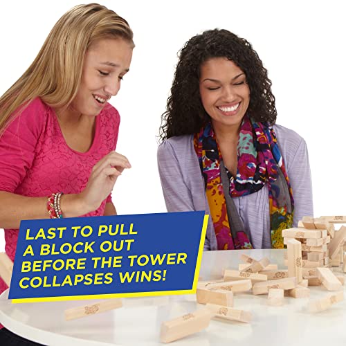 Hasbro Gaming Jenga Classic, Children's game that promotes reaction speed from 6 years