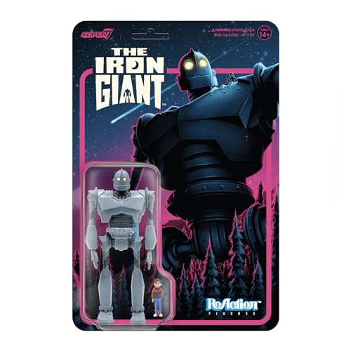 SUPER7 - IRGIW01-IRG-01 Iron Giant Reaction Figure, Multicoloured, 3.75"