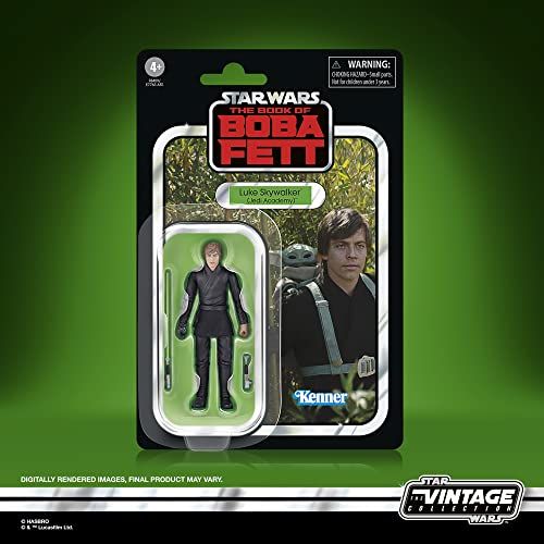 Star Wars The Vintage Collection Luke Skywalker (Jedi Academy), Star Wars: The Book of Boba Fett 3.75” Action Figures