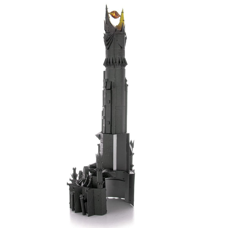 Fascinations Metal Earth Premium Series Lord of The Rings Barad-Dur 3D Metal Model Kit Bundle with Tweezers