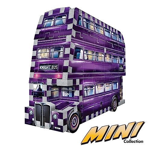 Wrebbit3D | Harry Potter: Mini Knight Bus (130pc) | 3D Puzzle | Ages 12+