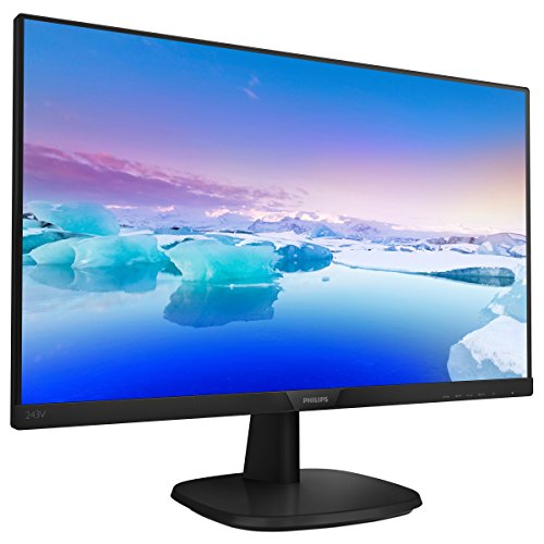 Philips 243V7QDAB - 24 Inch FHD Monitor, 75Hz, 4ms, IPS, Speakers , Smart Image, Narrow Border, LowBlue Mode (1920 x 1080, 250 cd/m², HDMI/VGA/DVI)