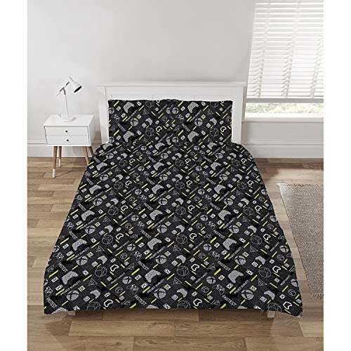 Microsoft Xbox “Reality Design” Duvet Cover & Pillowcase Set - Single Or Double (Single)