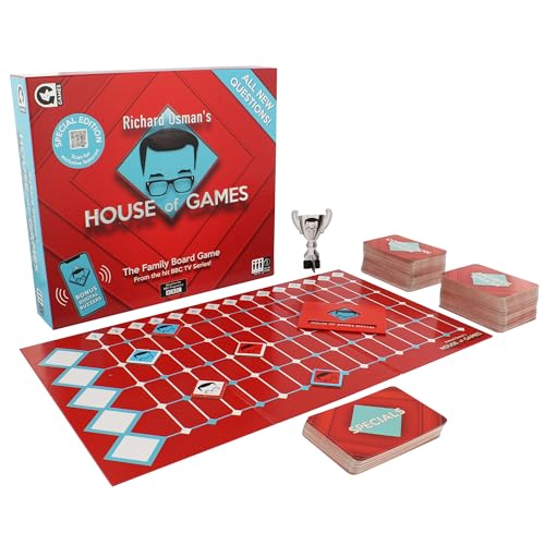 Ginger Fox House Of Games Board Game New 2024 Special Edition | All New Questions | Answer Trivia Puzzles From Richard Osman's Iconic TV Show | Includes Answer Smash Round | Age 12+ | For 3+ Players