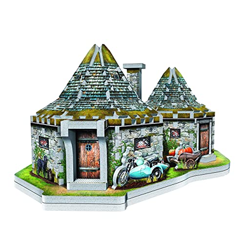 Wrebbit3D HOGHAG Hagrid's Hut Harry Potter Puzzle, Multicolor, (270-Piece)