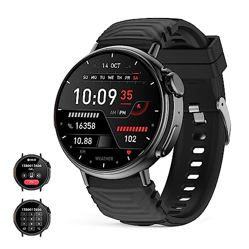 Smart Watch Ultra 1.52" Round HD Display with call (receive/make call)Ai Voice,Music Player, Fitness watch for men women Waterproof Activity Tracker with 120 Modes Sports for Iphone Andorid phones
