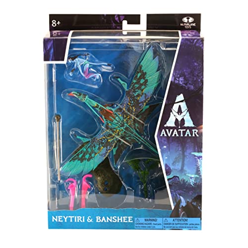 McFarlane Toys - Disney Avatar – World of Pandora Neytiri and Seze Banshee Movie Action Figure – Disney Toys – collectible Figure – Ages 8+