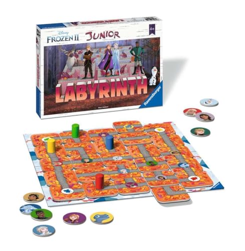 Ravensburger Disney Frozen 2 Labyrinth Junior - Family Board Game For Kids Age 4 and Up