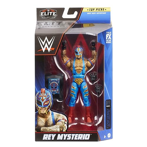 Mattel WWE Elite Action Figure Rey Mysterio Top Picks with Accessory