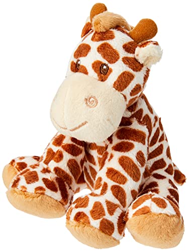 Suki Baby Small Bing Bing Soft Boa Plush Rattle with Embroidered Accents (Giraffe)