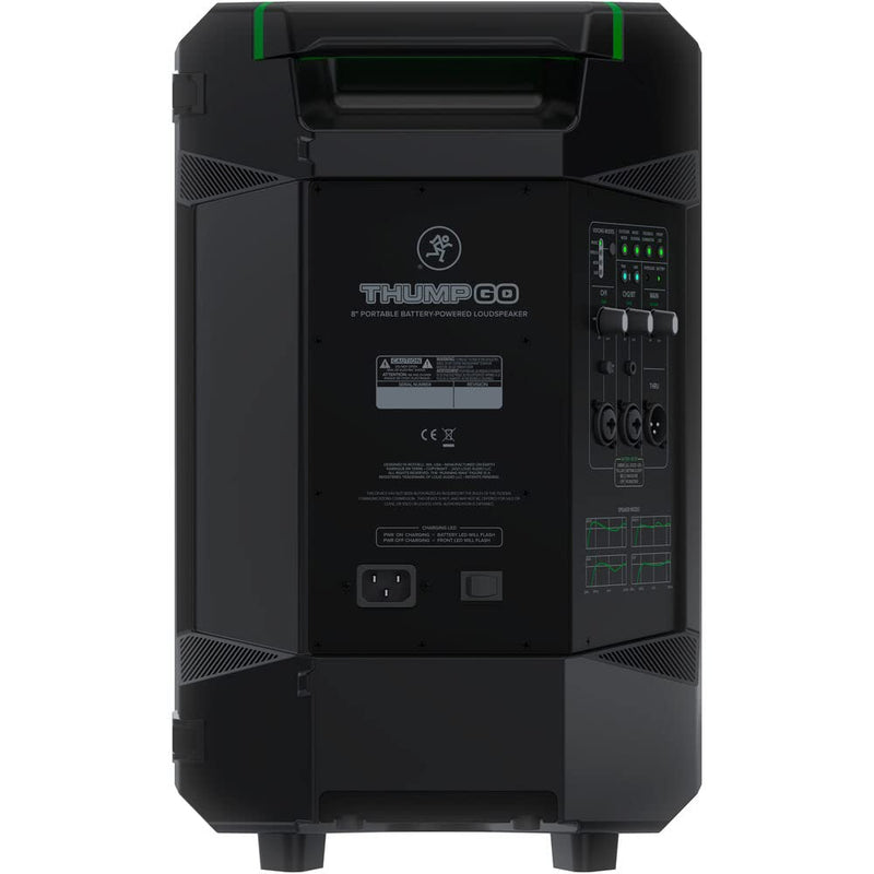 Mackie Thump GO Portable Loudspeaker - Battery Powered 200W Loudspeaker in Black