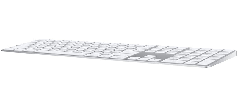 Apple Magic Keyboard with Numeric Keypad: Bluetooth, rechargeable. Works with Mac, iPad or iPhone; British English, silver