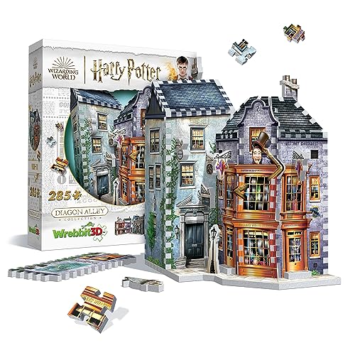Wrebbit3D | Diagon Alley Collection: Weasley Wizards Wheezes (285pc) | 3D Puzzle | Ages 14+