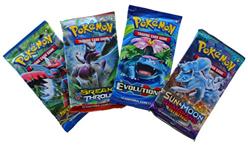Pokemon Tcg: 4 Booster Packs - 40 Cards Total| Value Pack Includes 4 Blister Packs Of Random Cards | 100% Authentic Expansion Packs