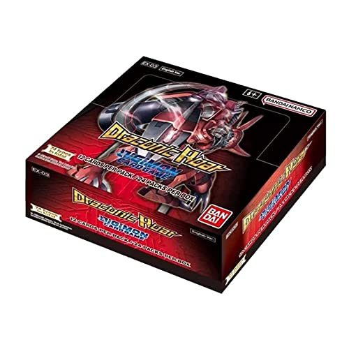 Bandai | Digimon Card Game: Draconic Roar Booster Pack EX-03 - Booster Display | Trading Card Game | Ages 6+ | 2 Players | 20-30 Minutes Playing Time