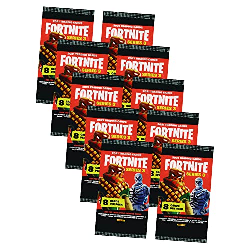 Panini Fortnite Cards Series 3 Trading Cards - Trading Cards (10 Boosters/Bags)