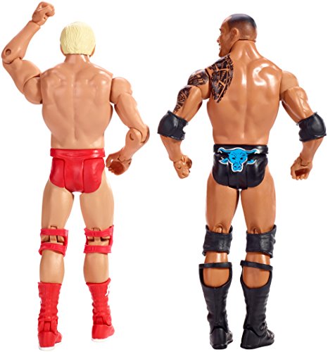 WWE Wrestling Toy - Wrestlemania 6 Inch Deluxe Action Figure 2 Pack - Rick Flair vs The Rock