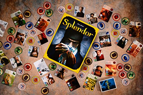 Space Cowboys UNBOX NOW | Splendor | Board Game | Ages 10+ | 2 to 4 Players | 30 Minutes Playing Time