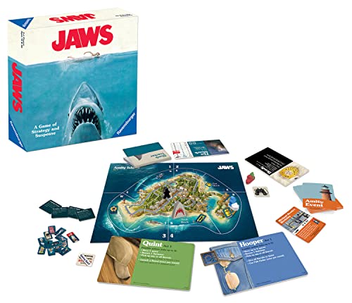 Ravensburger Jaws Immersive Strategy Board Games for Adults & Kids Age 12 Years Up - 2 to 4 Players