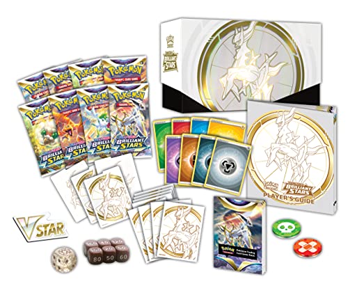 Pokémon TCG: Sword & Shield - Brilliant Stars Elite Trainer Box (8 Boosters & Premium Accessories)
