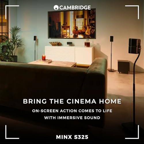 Cambridge Audio Minx S325-5.1 Home Cinema Speaker Package (Black)