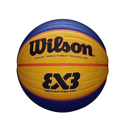 Wilson Unisex Adult FIBA 3X3 Replica Rubber Basketball, 6 (EU), Orange