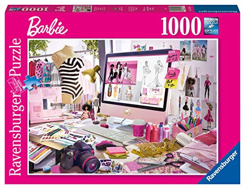 Ravensburger Barbie Jigsaw Puzzles for Kids and Adults Age 12 Years Up - 1000 Pieces - Fashion Icon