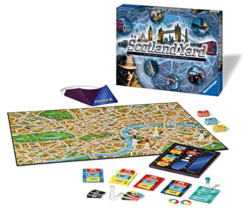 Ravensburger Scotland Yard Strategy Board Games for Families - Children & Adults Age 8 Years Up - 2 to 6 Players - Kids Gifts