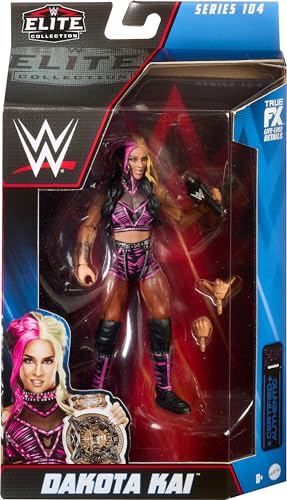 Mattel WWE Dakota Kai Elite Collection Action Figure with Accessories, Articulation & Life-Like Detail, Collectible Toy, 6-Inch