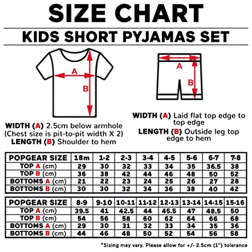 Xbox Controller Short Pyjamas Set, Kids, 5-14 Years, White/Black, Official Merchandise