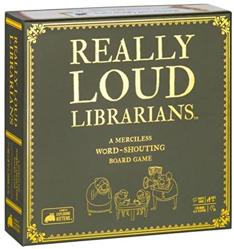 Exploding Kittens Really Loud Librarians - Fast-Paced Word-Shouting Board Game for Kids 8+, Adults, Family Night Fun & Parties (Packaging may vary)