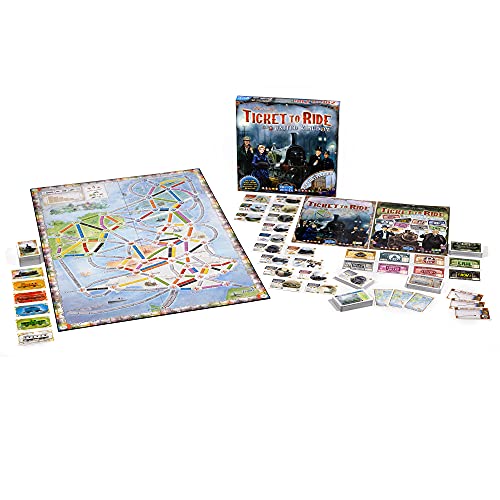 Days of Wonder | Ticket to Ride United Kingdom Board Game EXPANSION | Board Game for Adults and Family | Train Game | Ages 8+ | For 2 to 5 players | Average Playtime 30-60 Minutes